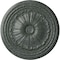 Ekena Millwork Alexa Ceiling Medallion (Fits Canopies up to 2 7/8"), 20 1/2"OD x 1 7/8"P, Athenian Green Crackle CM20ALAGC - alternate 1